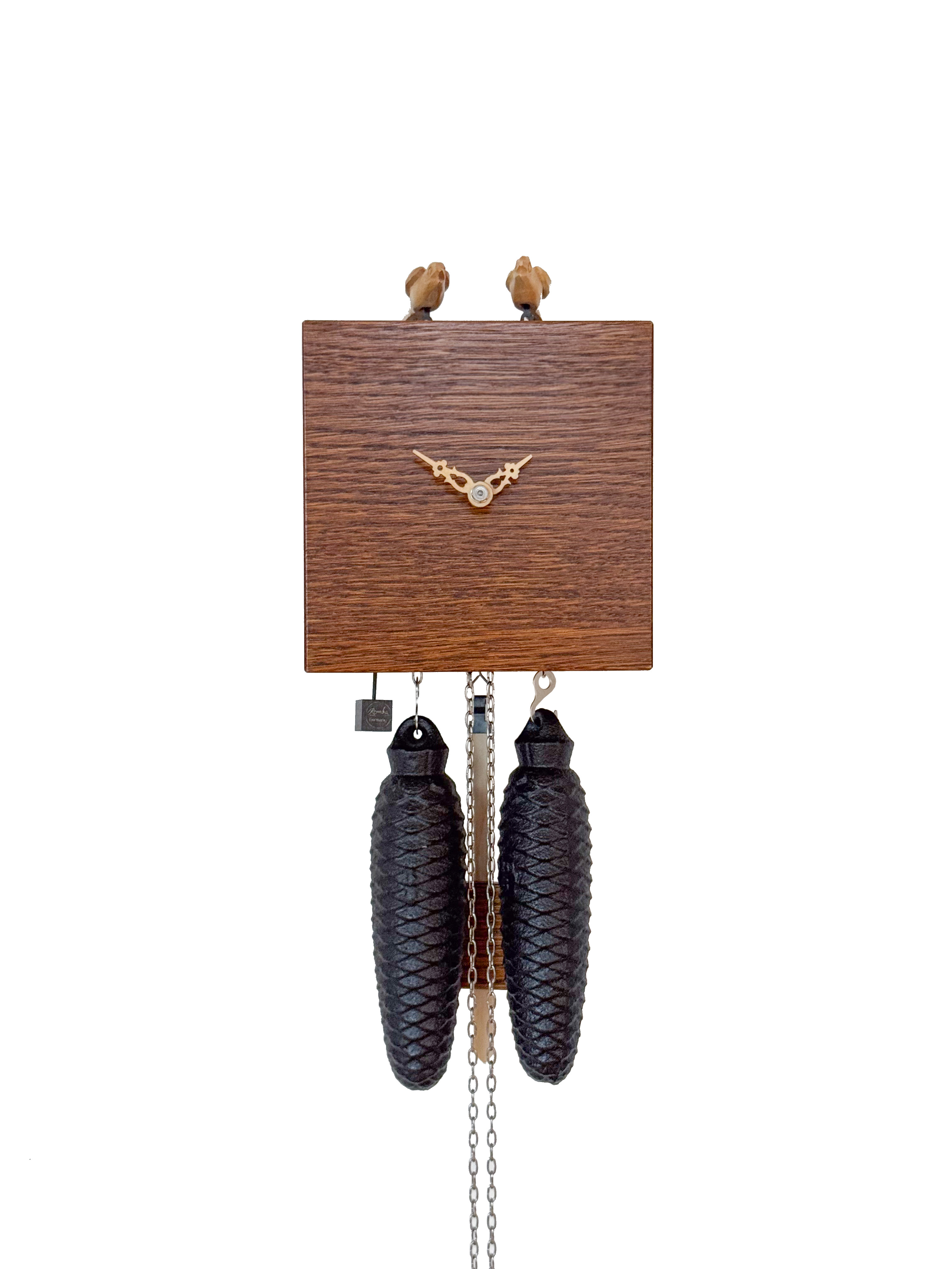 DUETT - Design Kuckucksuhr (braun) Rombach & Haas