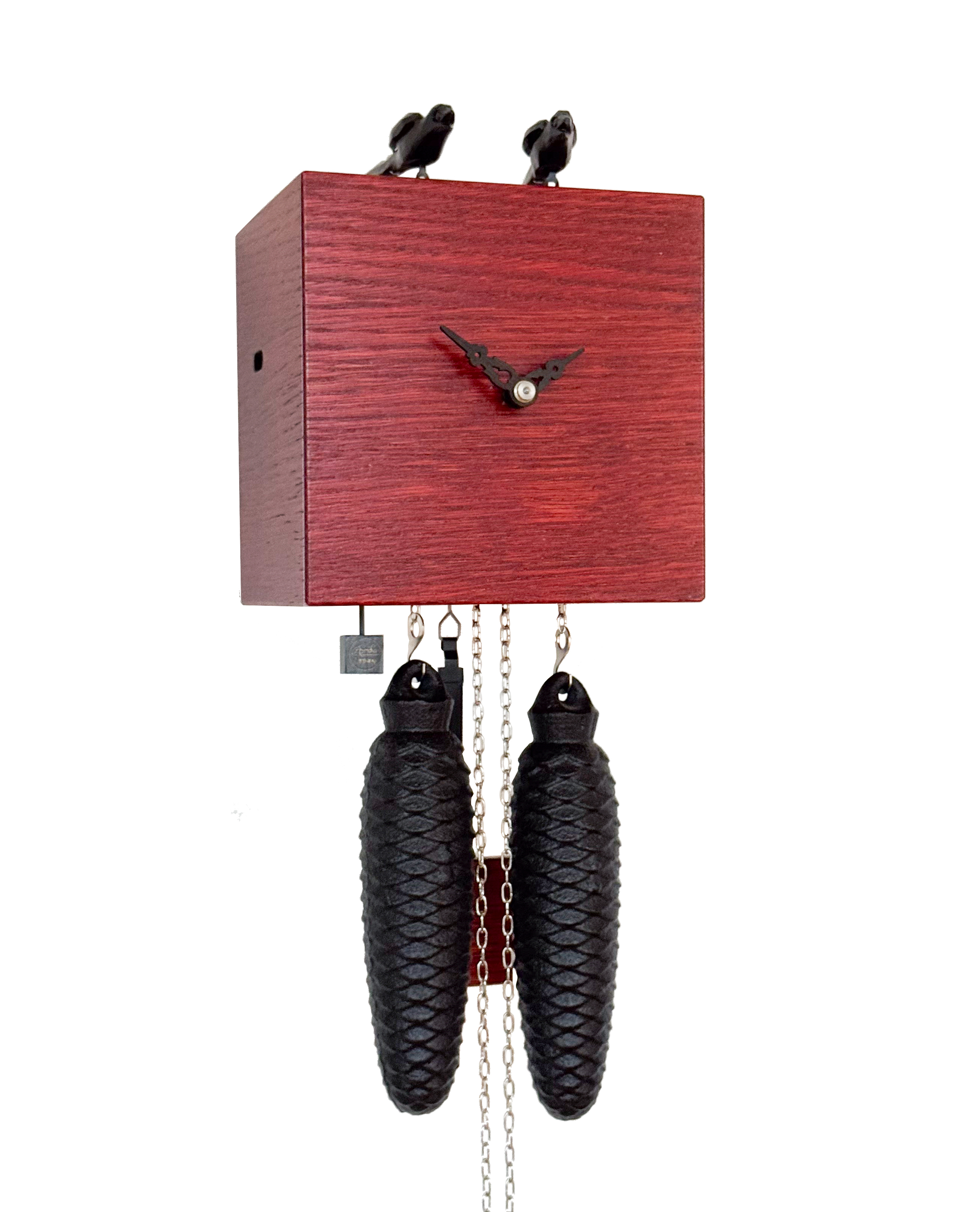 DUETT - Design Kuckucksuhr (rot) Rombach & Haas 