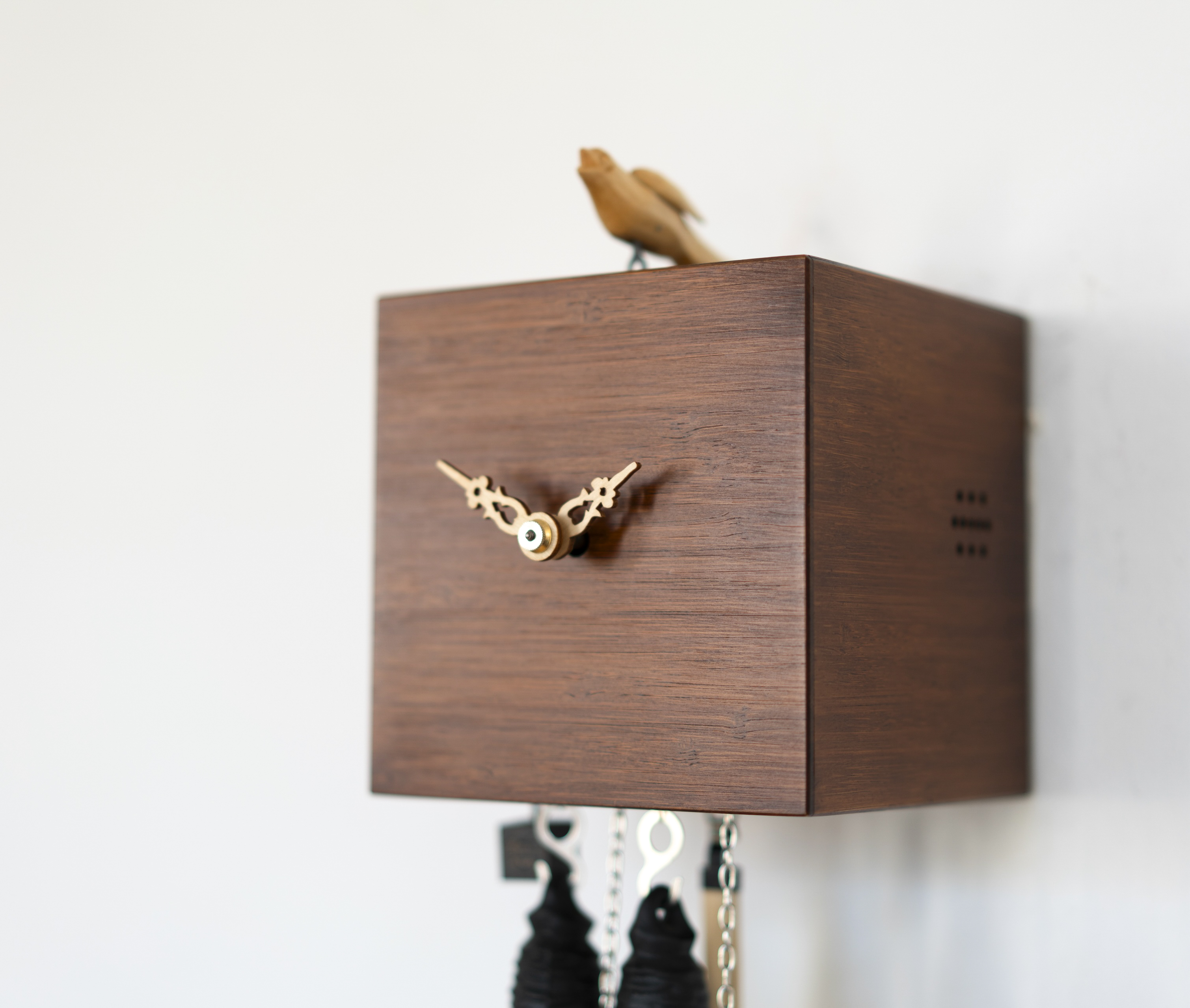 DUETT - (1-Tag) Design Kuckucksuhr (braun) Rombach & Haas