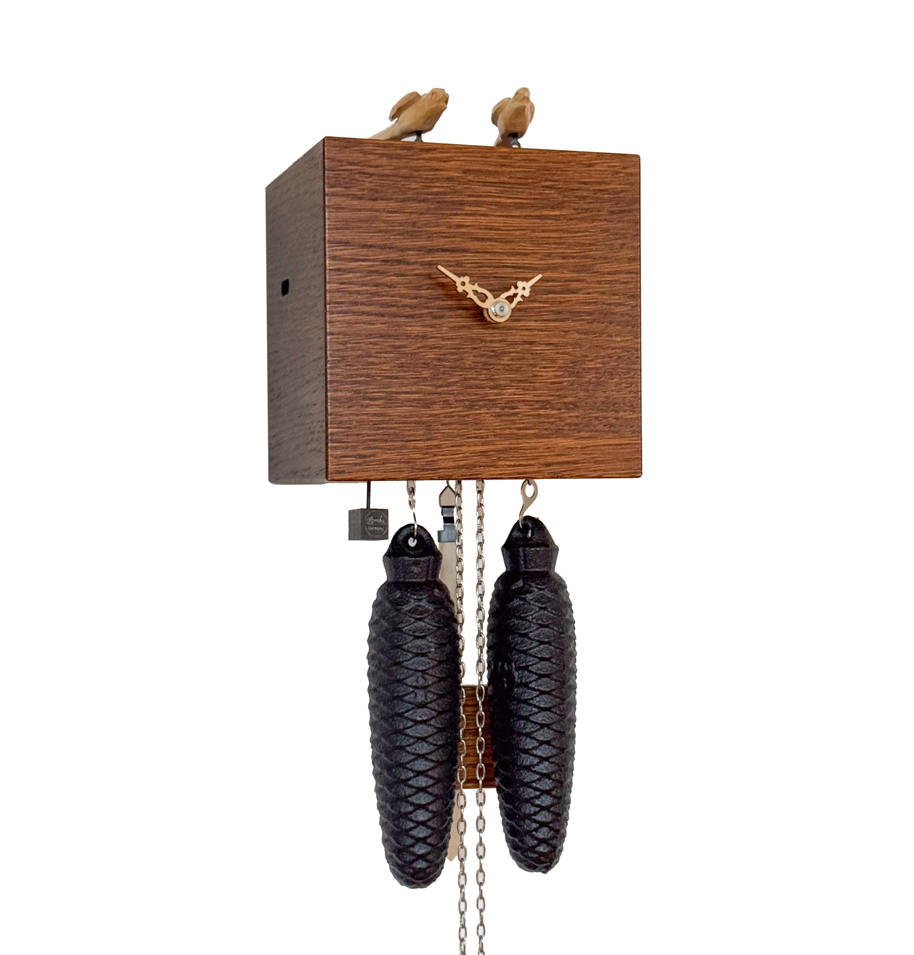 DUETT - Design Kuckucksuhr (braun) Rombach & Haas