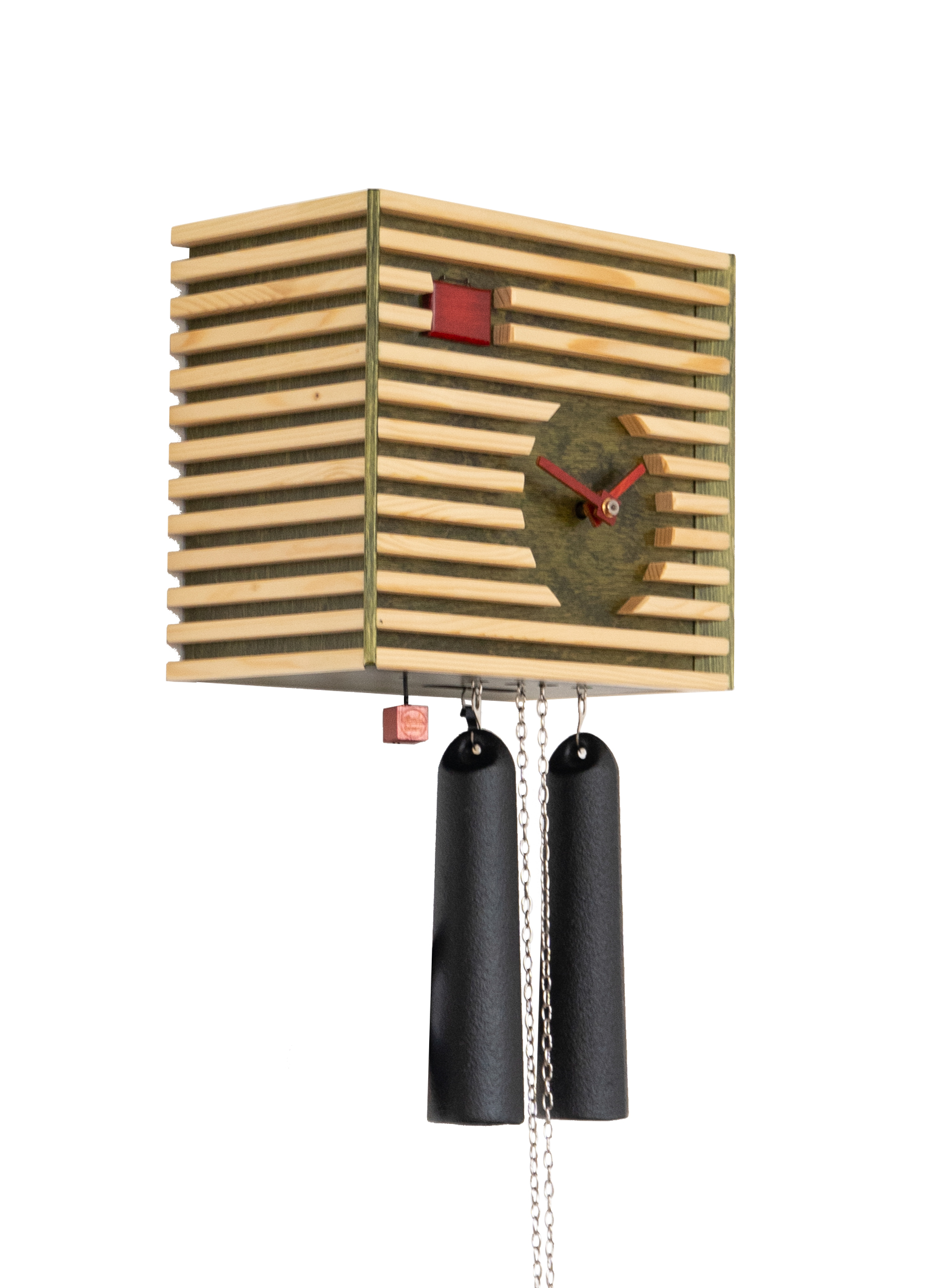 BAUHAUS - Design Kuckucksuhr (grün) Rombach & Haas