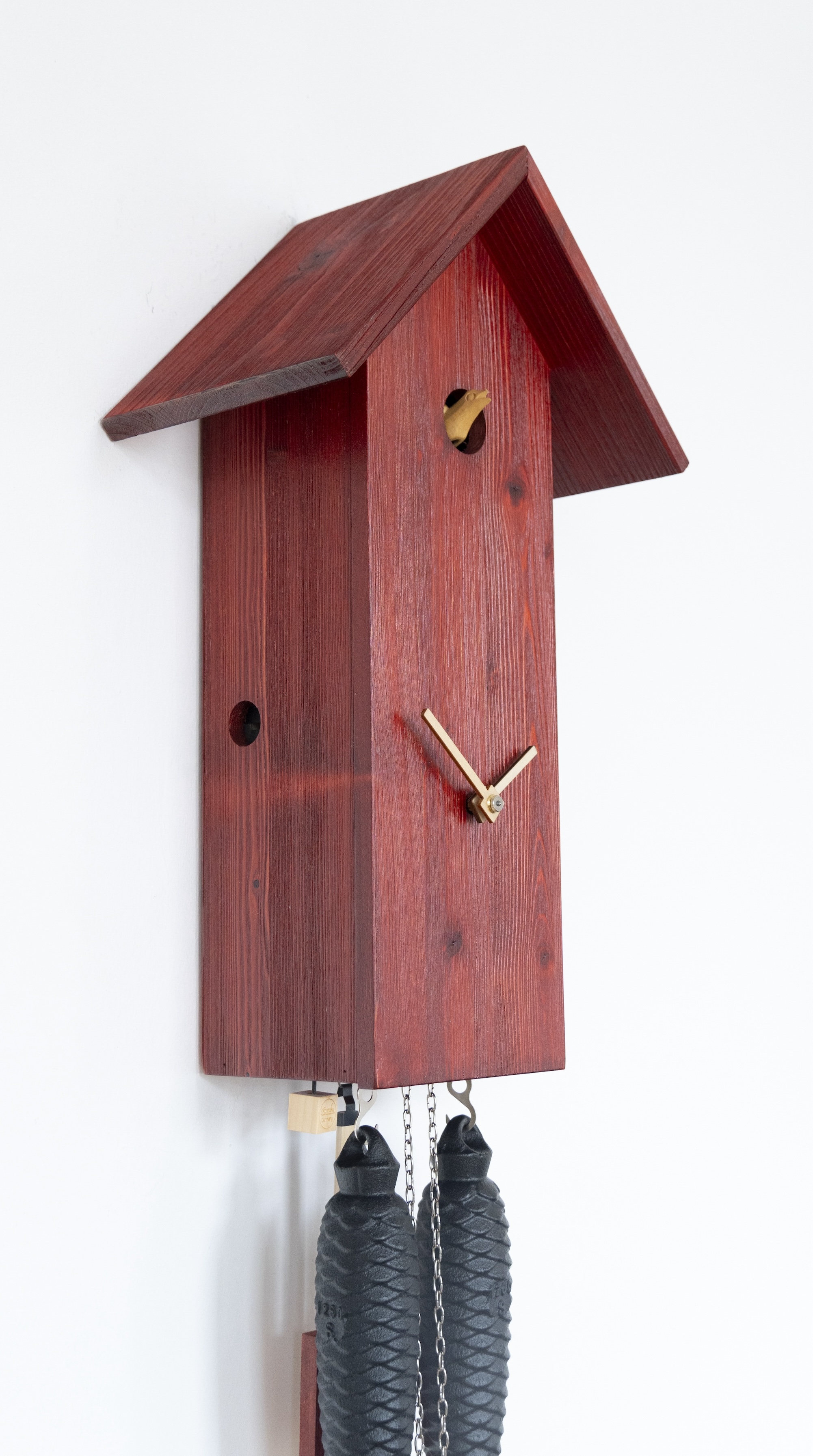 Kuckucksuhr Vogelhaus rot