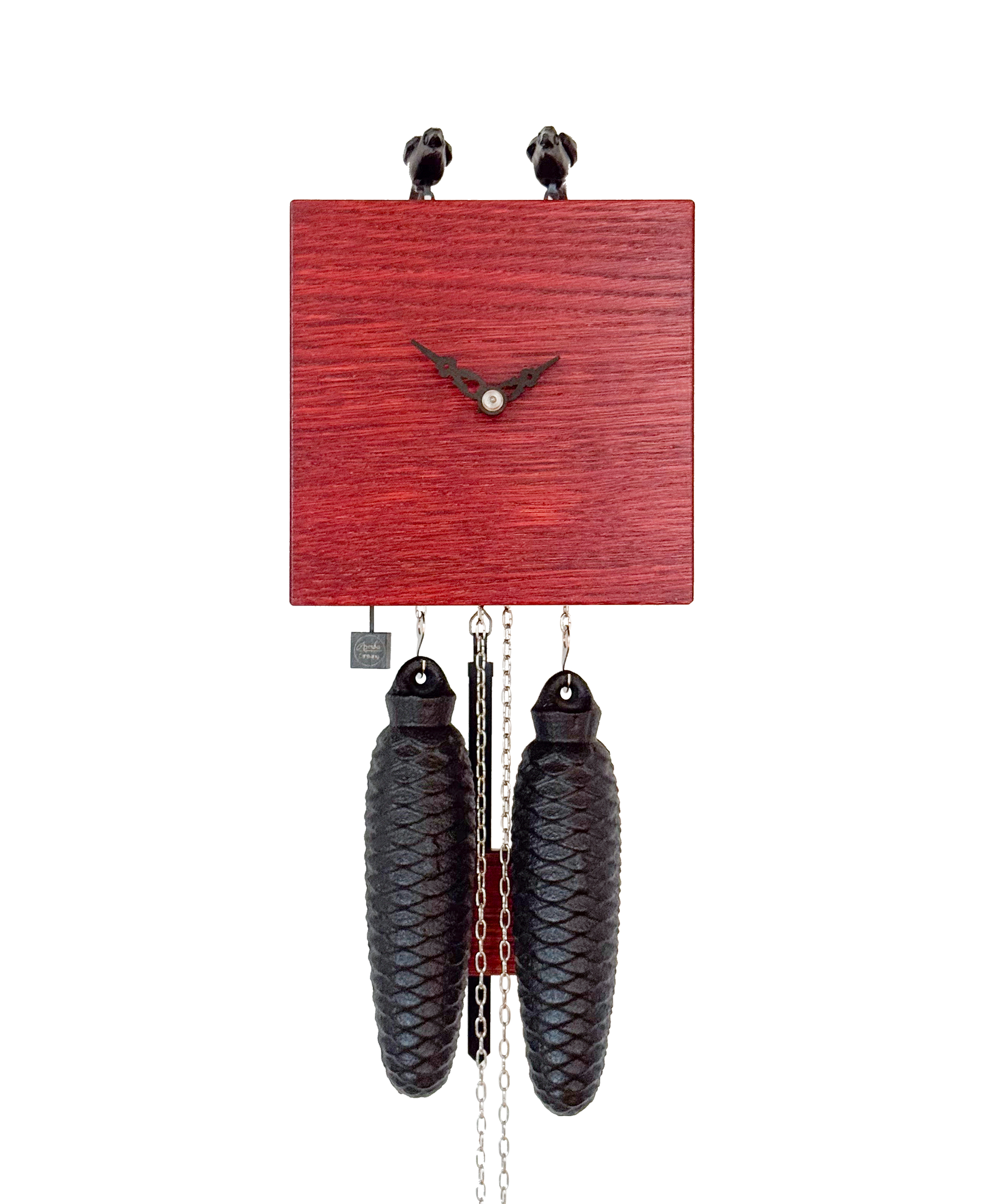 DUETT - Design Kuckucksuhr (rot) Rombach & Haas 