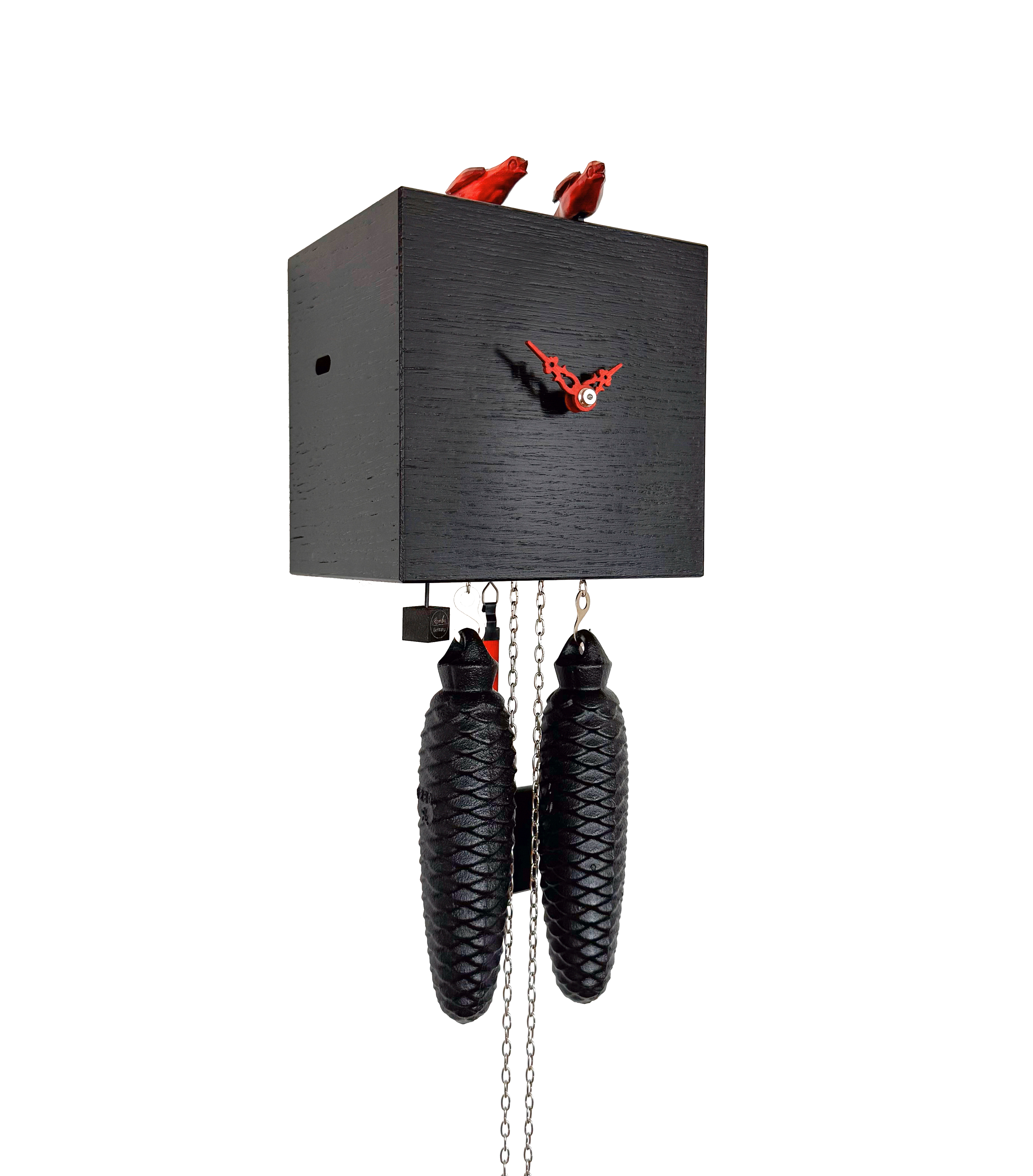 DUETT - Design Kuckucksuhr (schwarz) Rombach & Haas