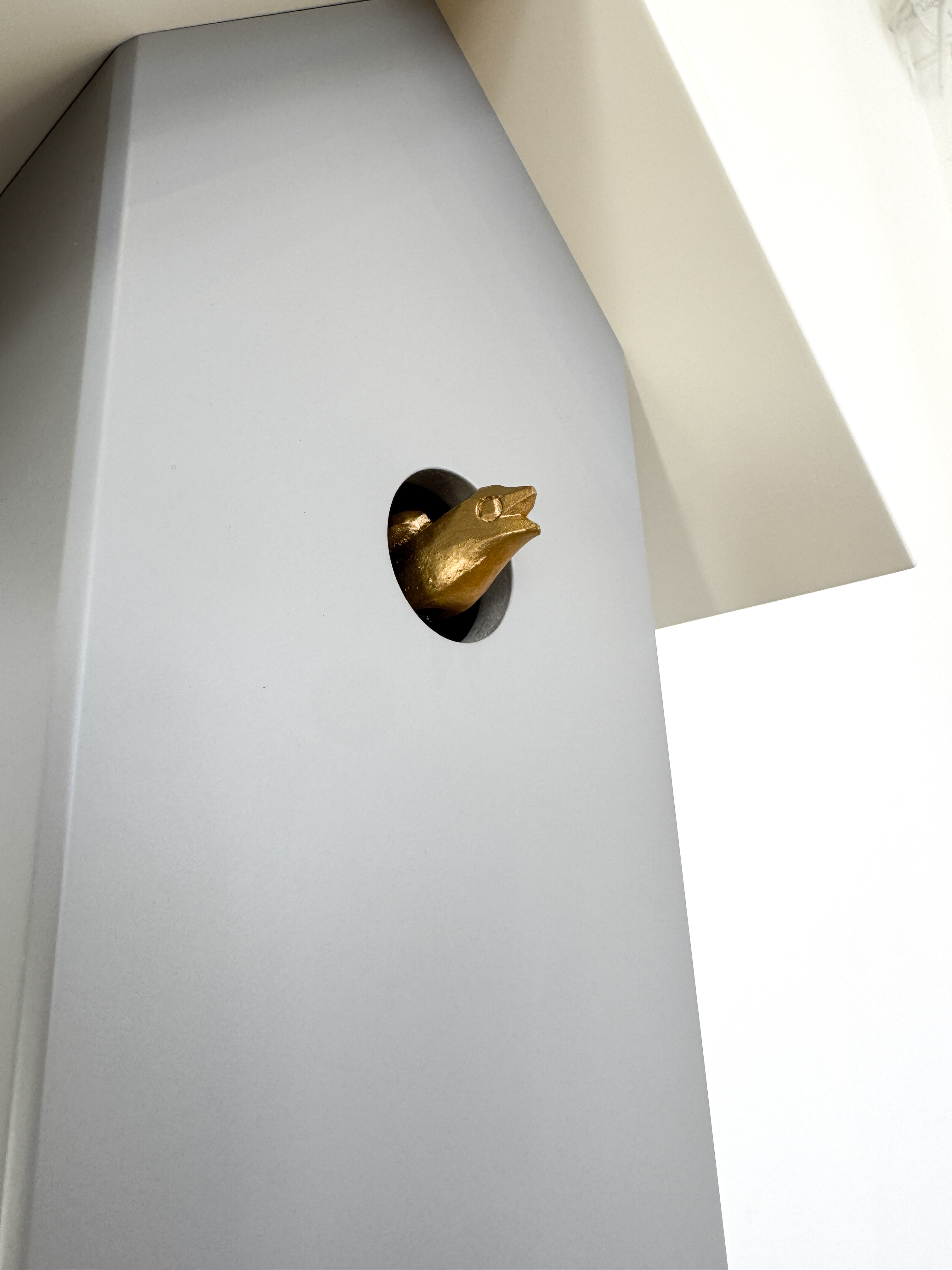 CLASSIC - Design Kuckucksuhr (grau/gold/weiß) Rombach & Haas 