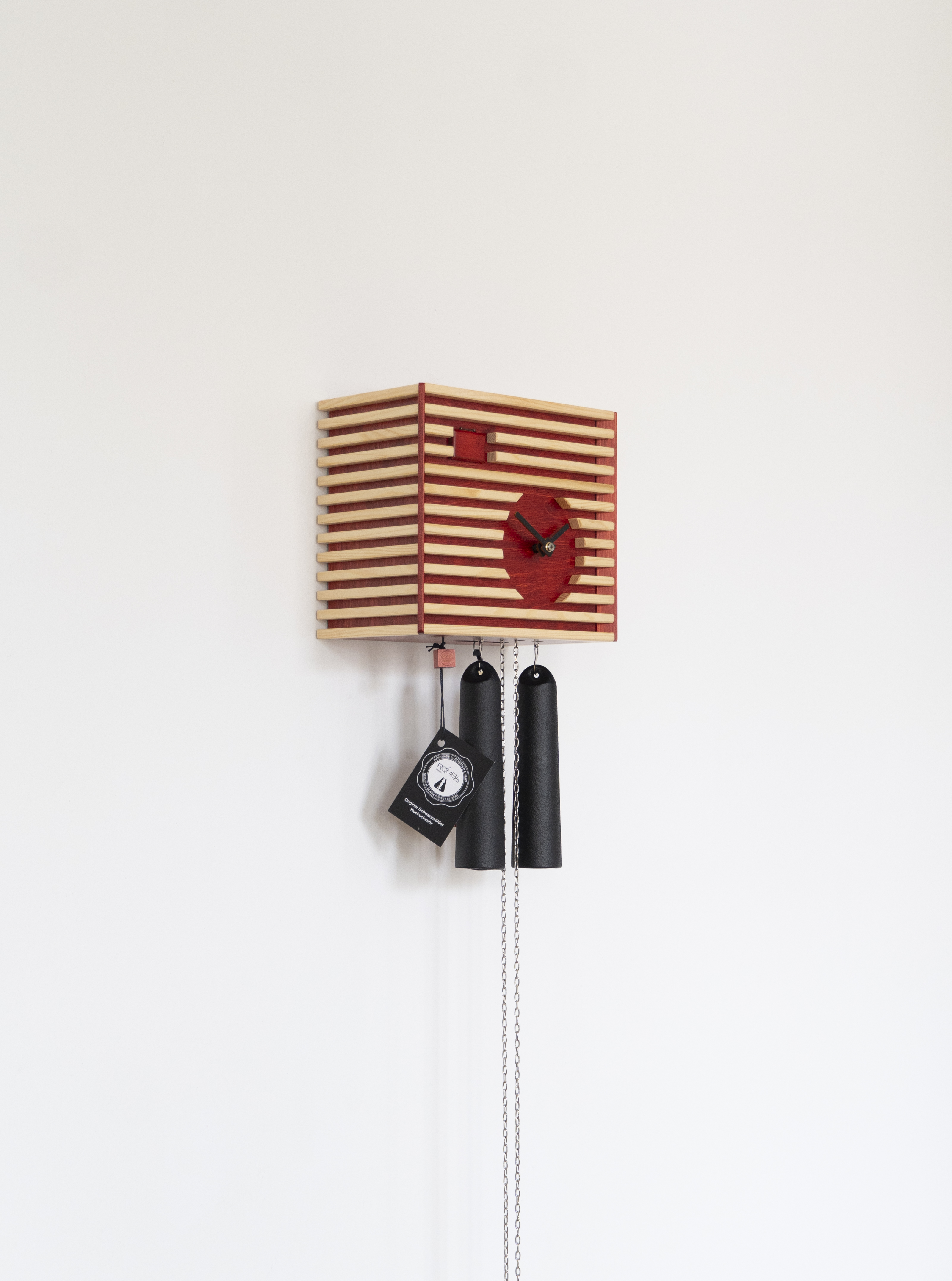 Kuckucksuhr im Bauhaus-Stil 