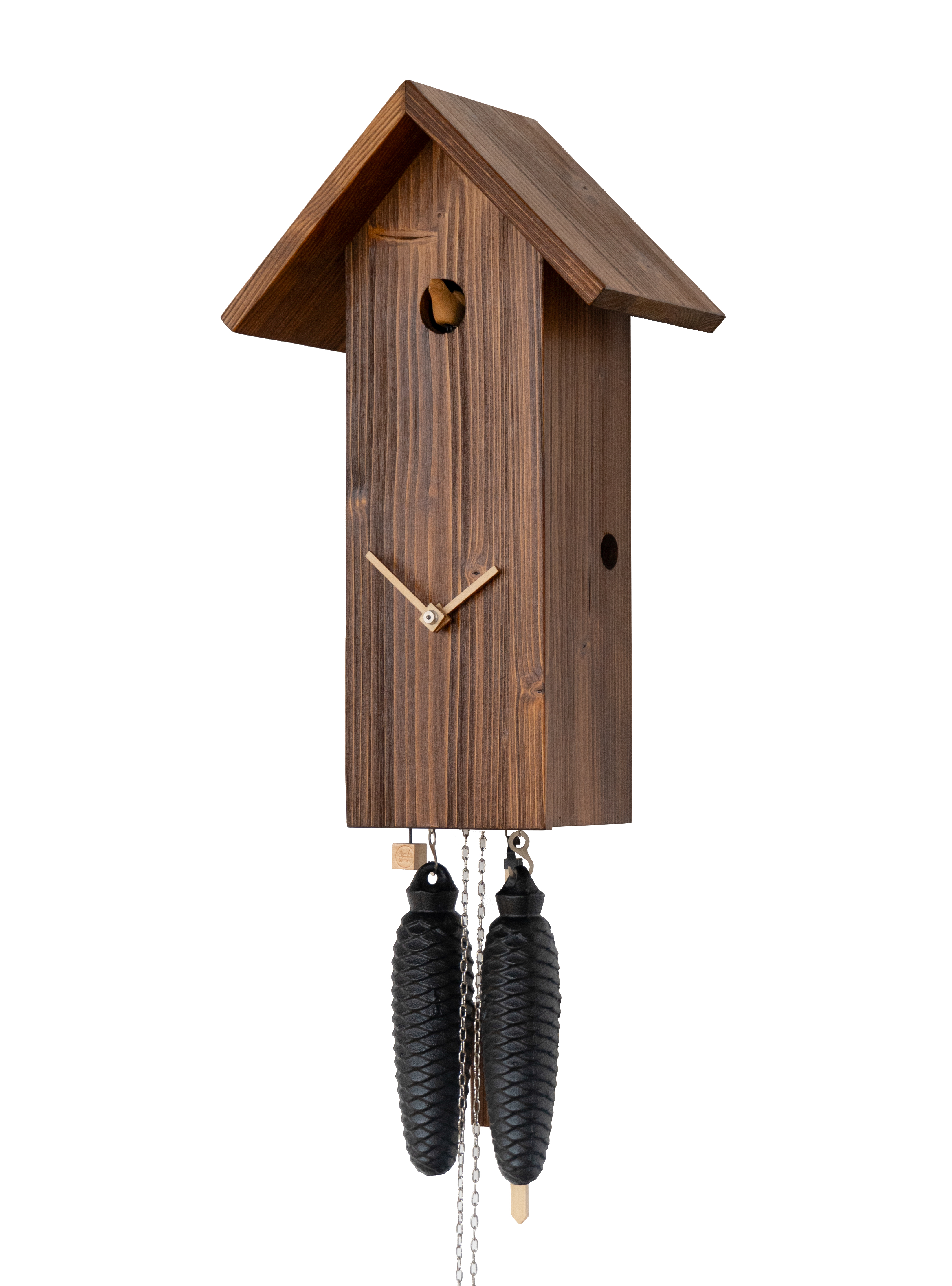 Kuckucksuhr Vogelhaus braun