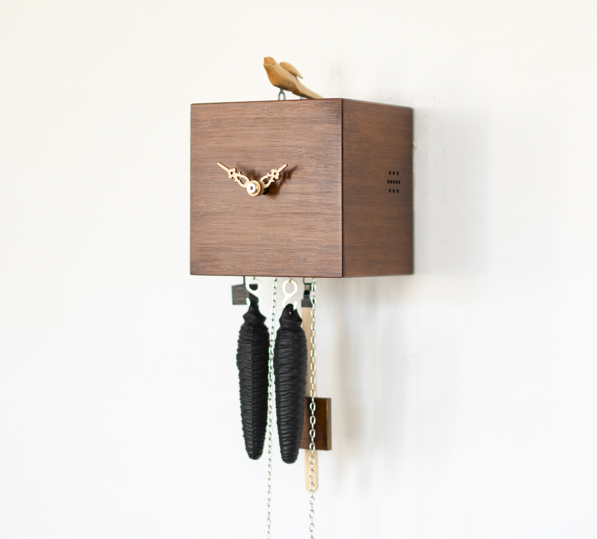 DUETT - (1-Tag) Design Kuckucksuhr (braun) Rombach & Haas