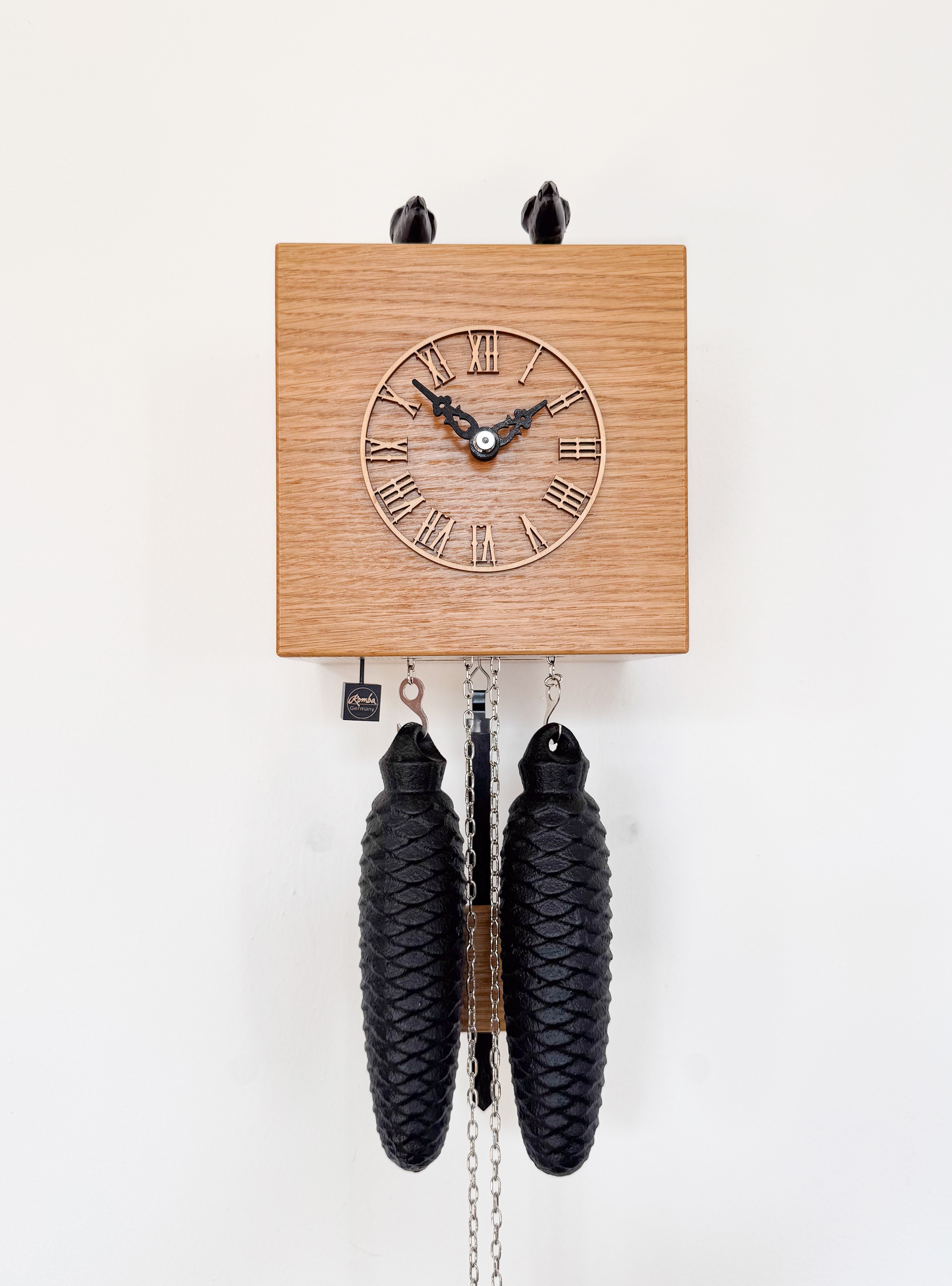 DUETT - Design Kuckucksuhr (natur mit Holz-Ziffern) Rombach & Haas DUETT - Design Kuckucksuhr (natur mit Holz-Ziffern) Rombach & Haas