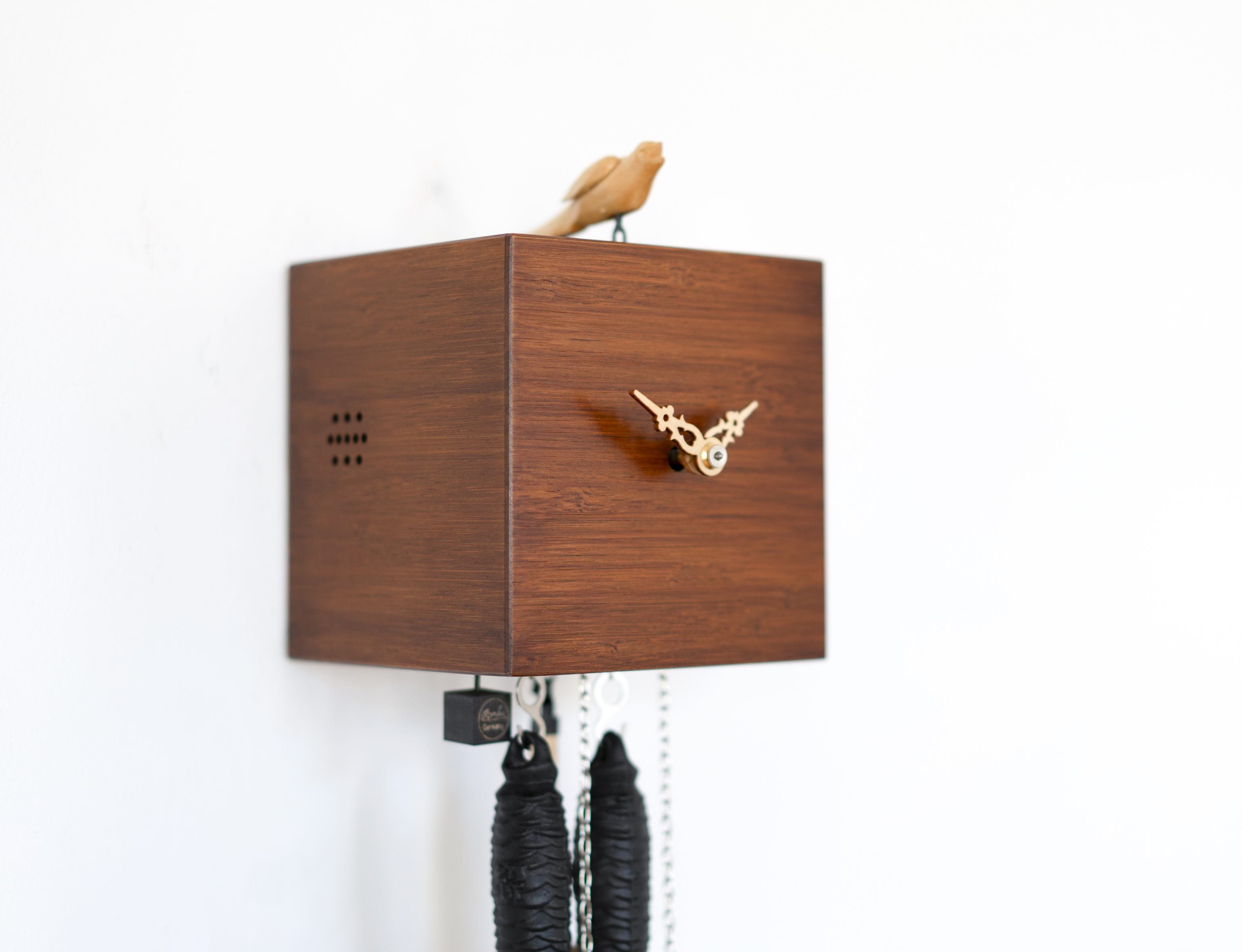 DUETT - (1-Tag) Design Kuckucksuhr (braun) Rombach & Haas